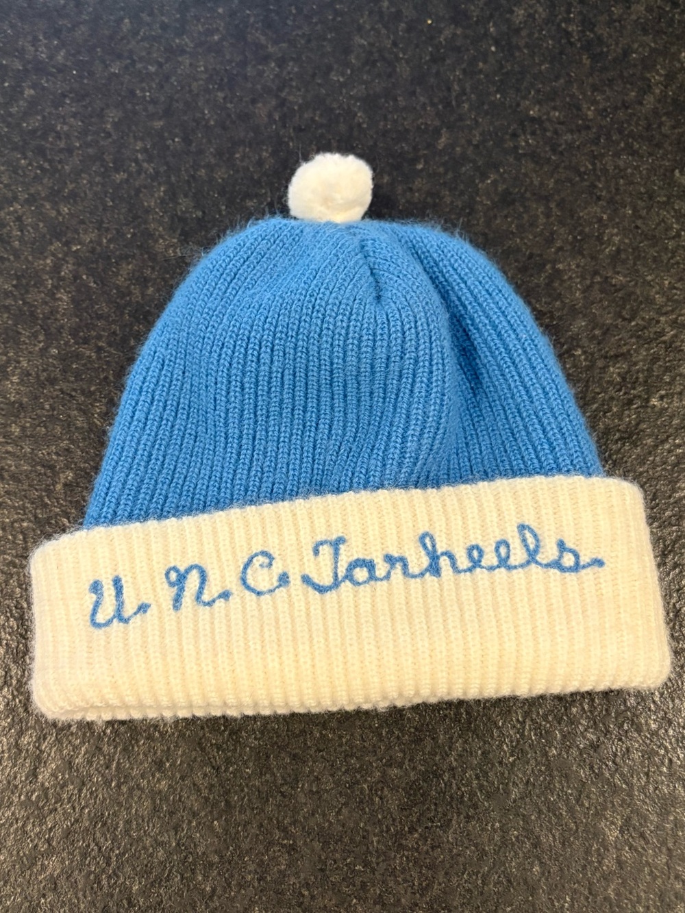 Vintage UNC Chapel Hill beanie toboggan hat